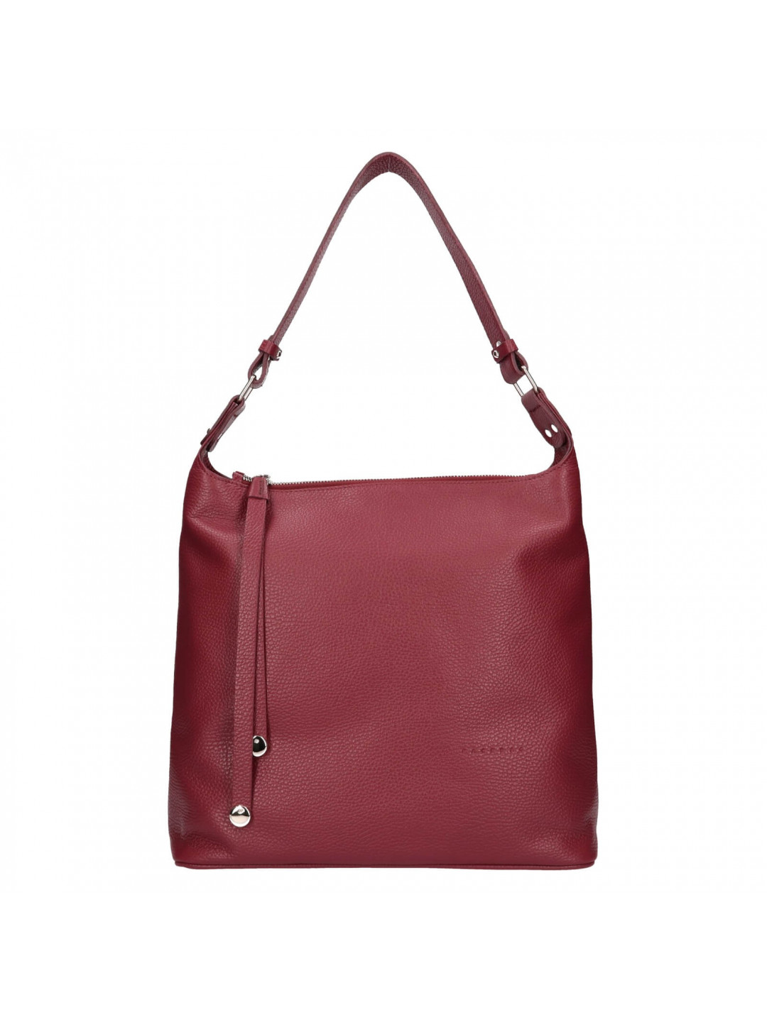 Dámská kožená kabelka Facebag Filonna – vínová